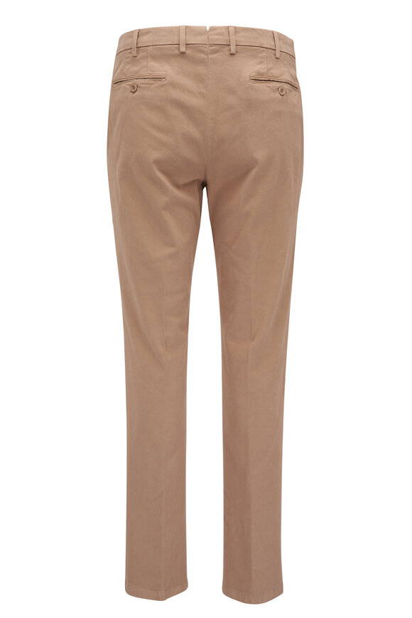 Loro Piana - Beige Cotton Flat Font Pant