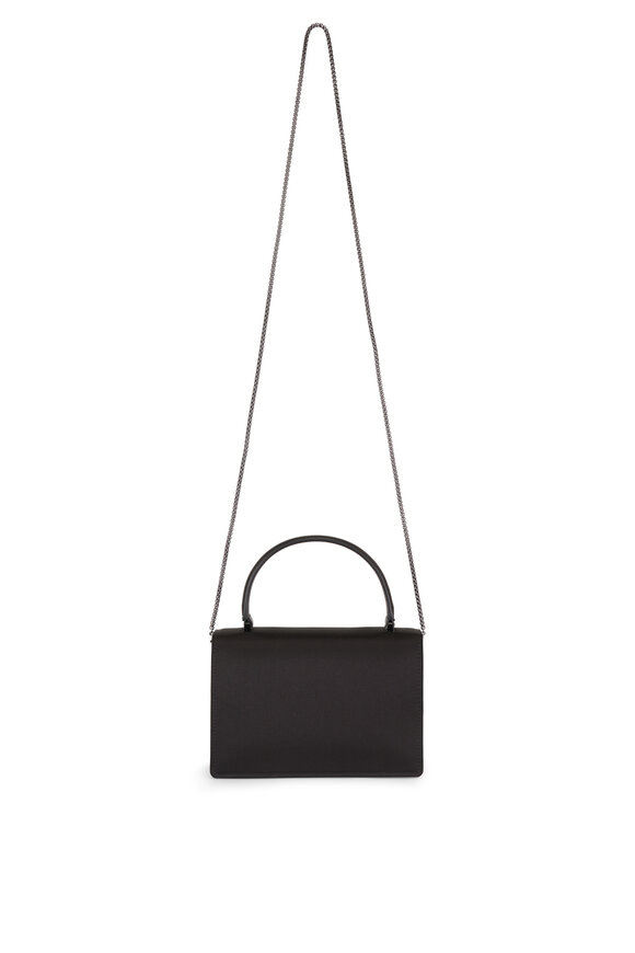 Akris Mini Alice Black Satin Top Handle Bag - view 2