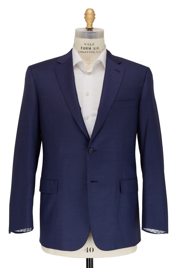 Brioni - Ventiquattro Navy Blue Wool Suit