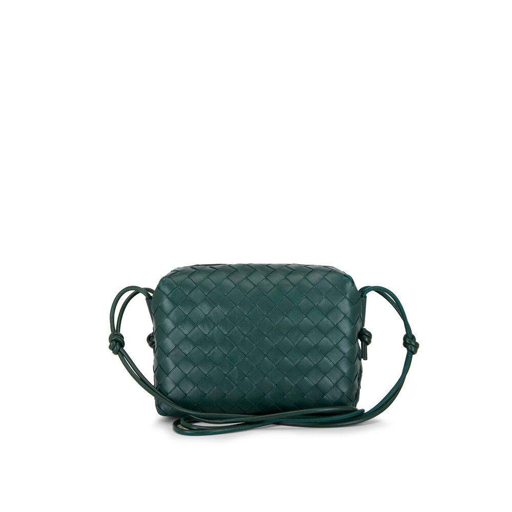 Bottega Veneta - Nodini Raintree Woven Leather Mini Crossbody