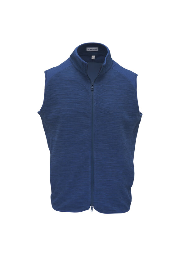 Peter Millar Vista Blue Haze Full Zip Vest
