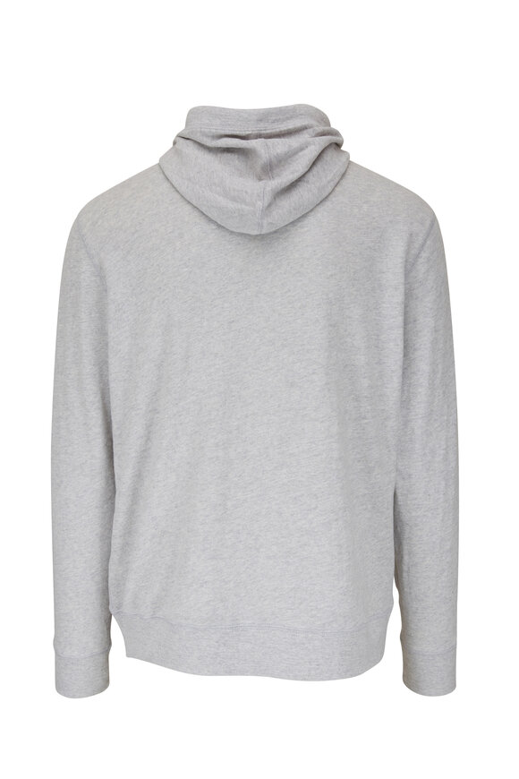 Faherty Brand - Light Gray Heather Organic Cotton Slub Hoodie