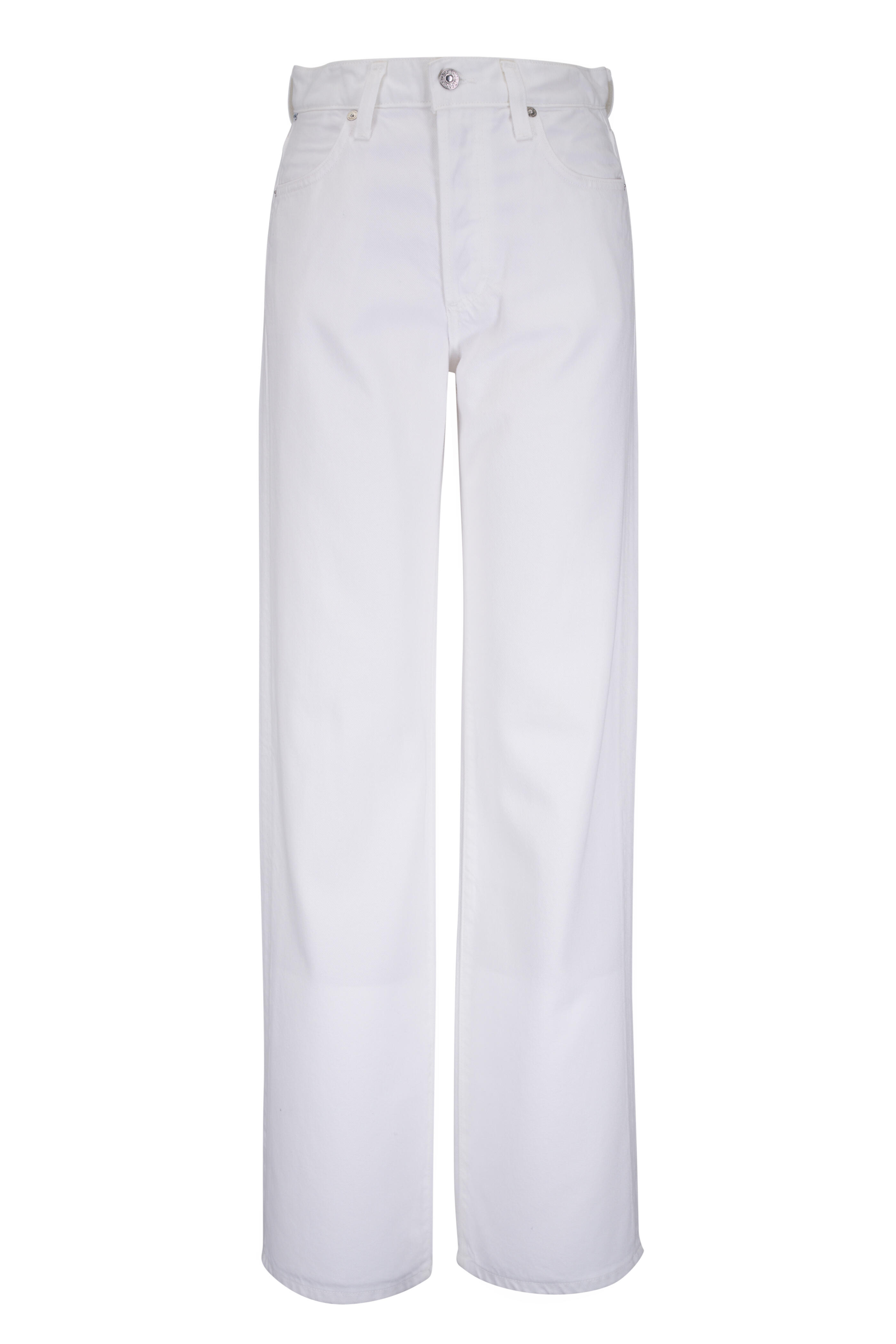 Citizens of Humanity - Annina Soft White High Rise Wide Leg Jean - view 1
