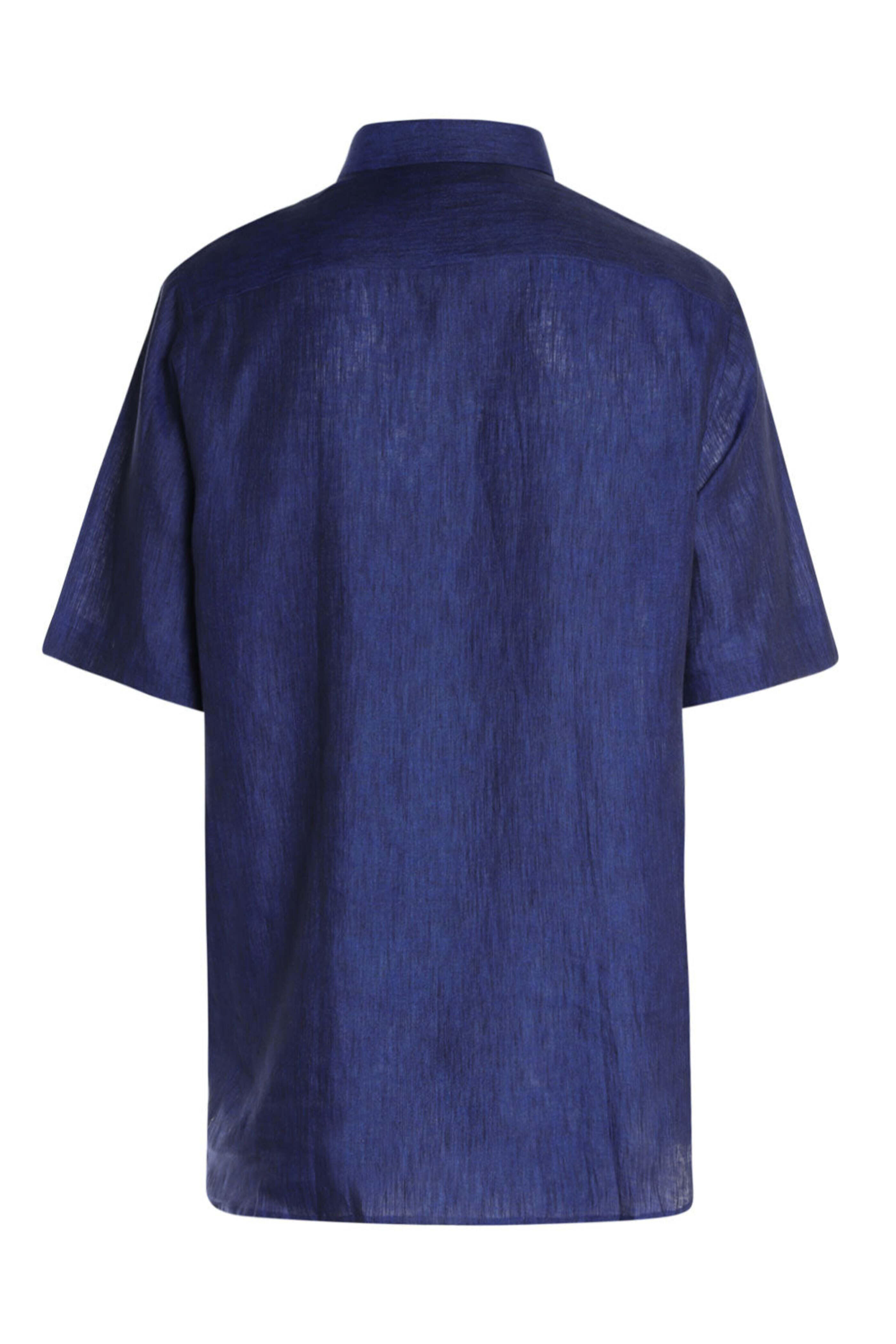 Brioni - Royal Heathered Linen Short Sleeve Sportshirt