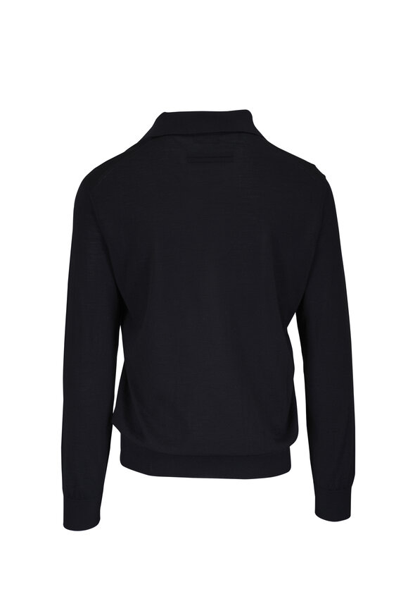 パーカー・フーディ TOM FORD SEAMLESS CASHMERE HOODIE Tom Ford - Black Cashmere Seamless Hoodie | Mitchell Stores