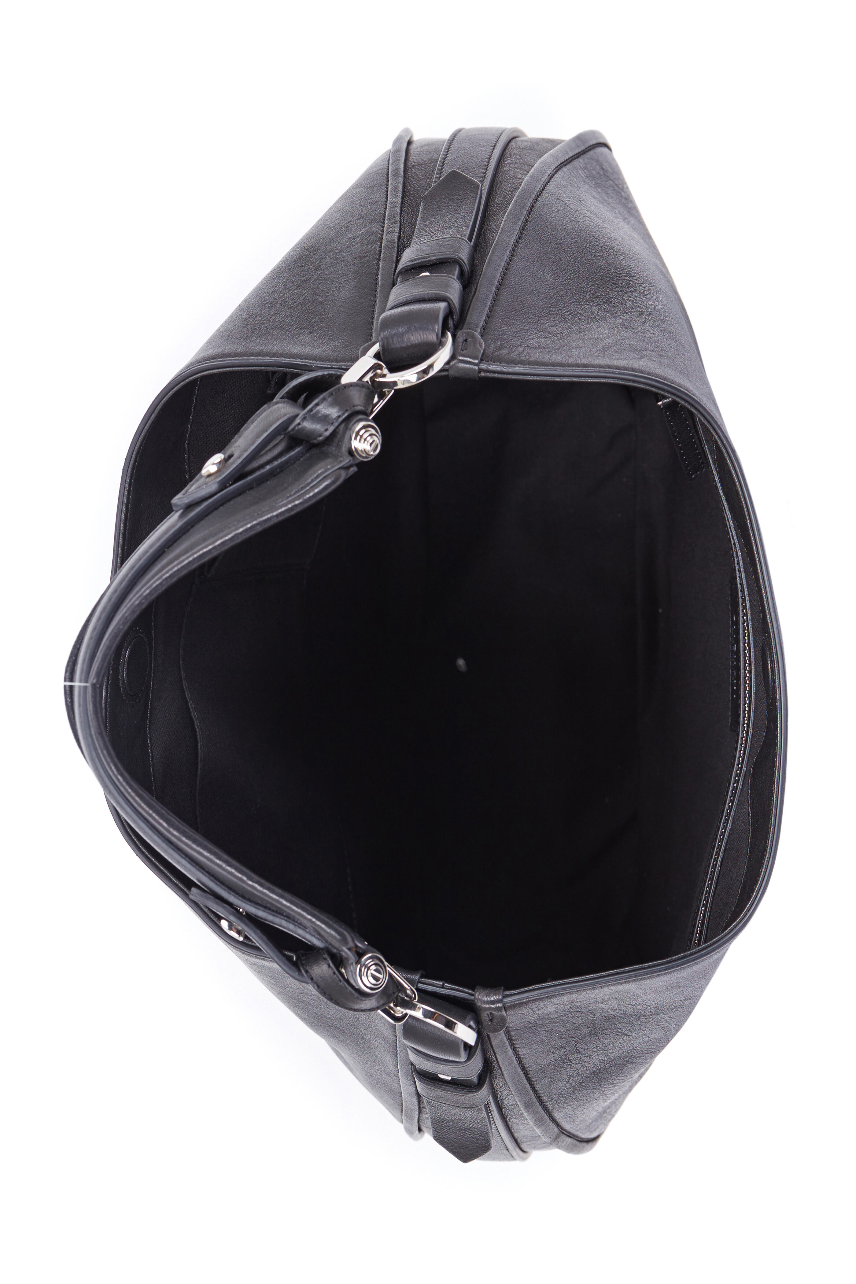 Givenchy Extra Large Hobo Black Grained Leather Shoulder Bag