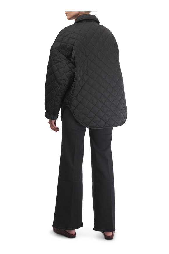 Totême Black Quilted Jacket - view 3