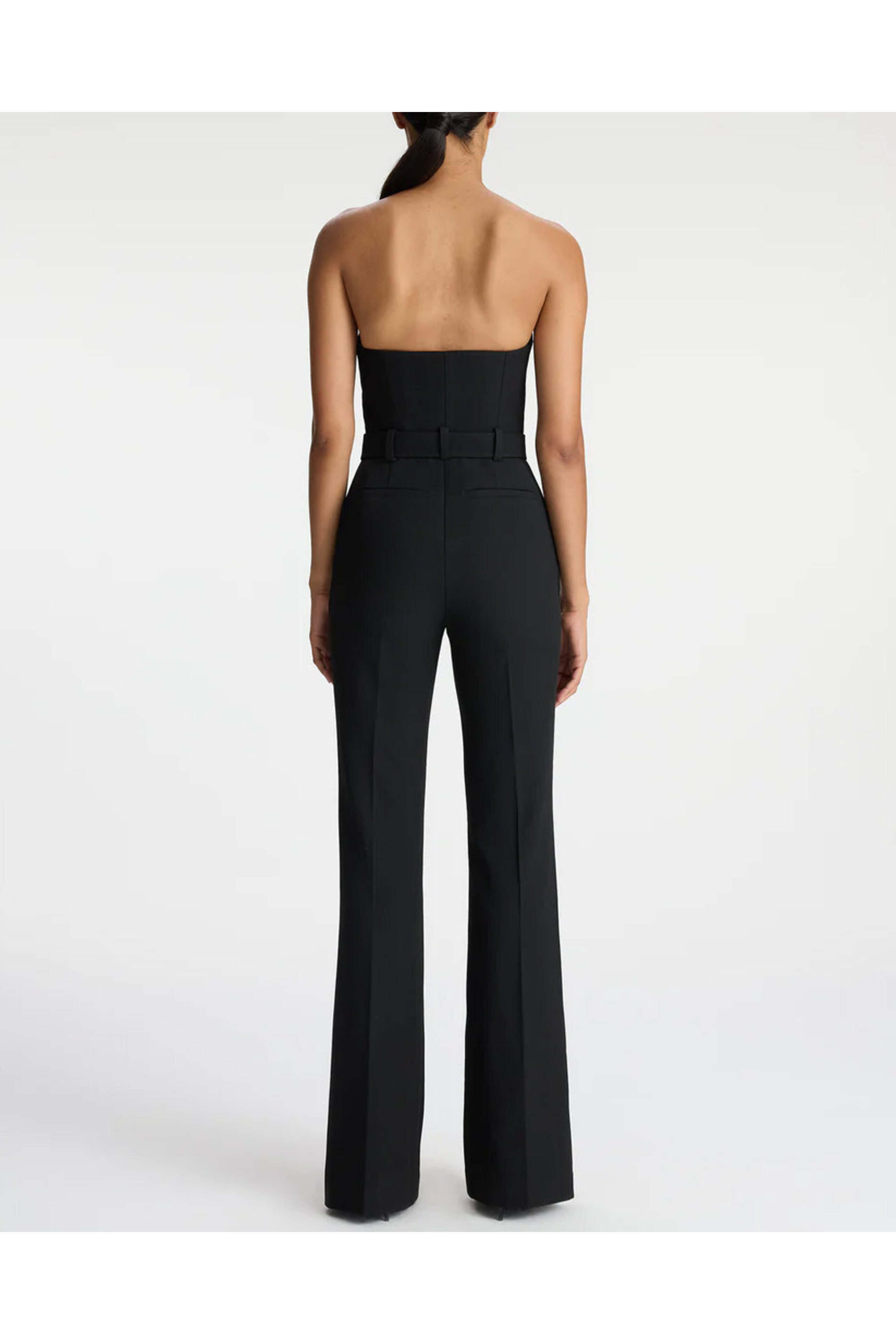 A.L.C. - Black Strapless Kate Jumpsuit