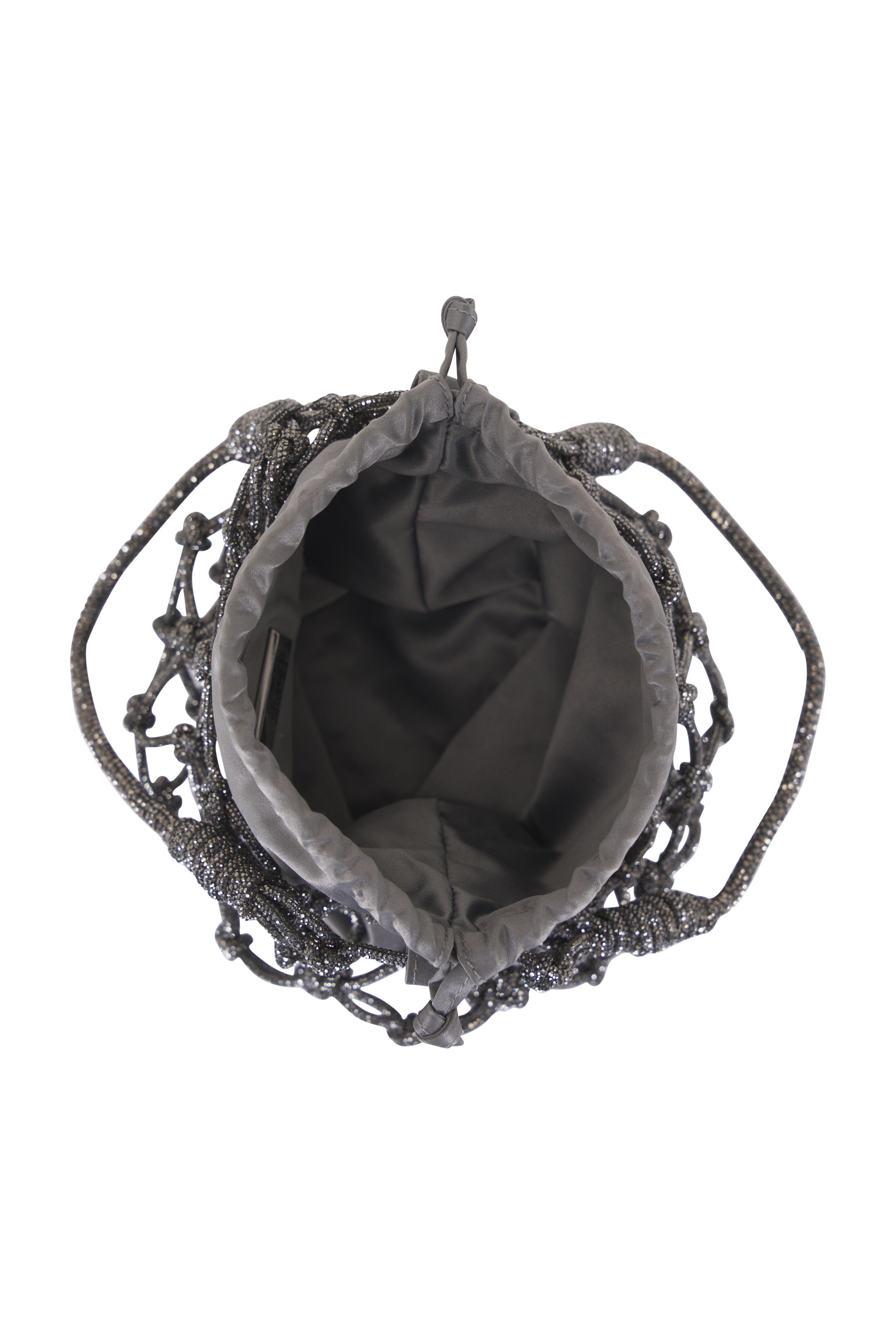 Judith Leiber Couture - Hematite Crystal Net Pouch