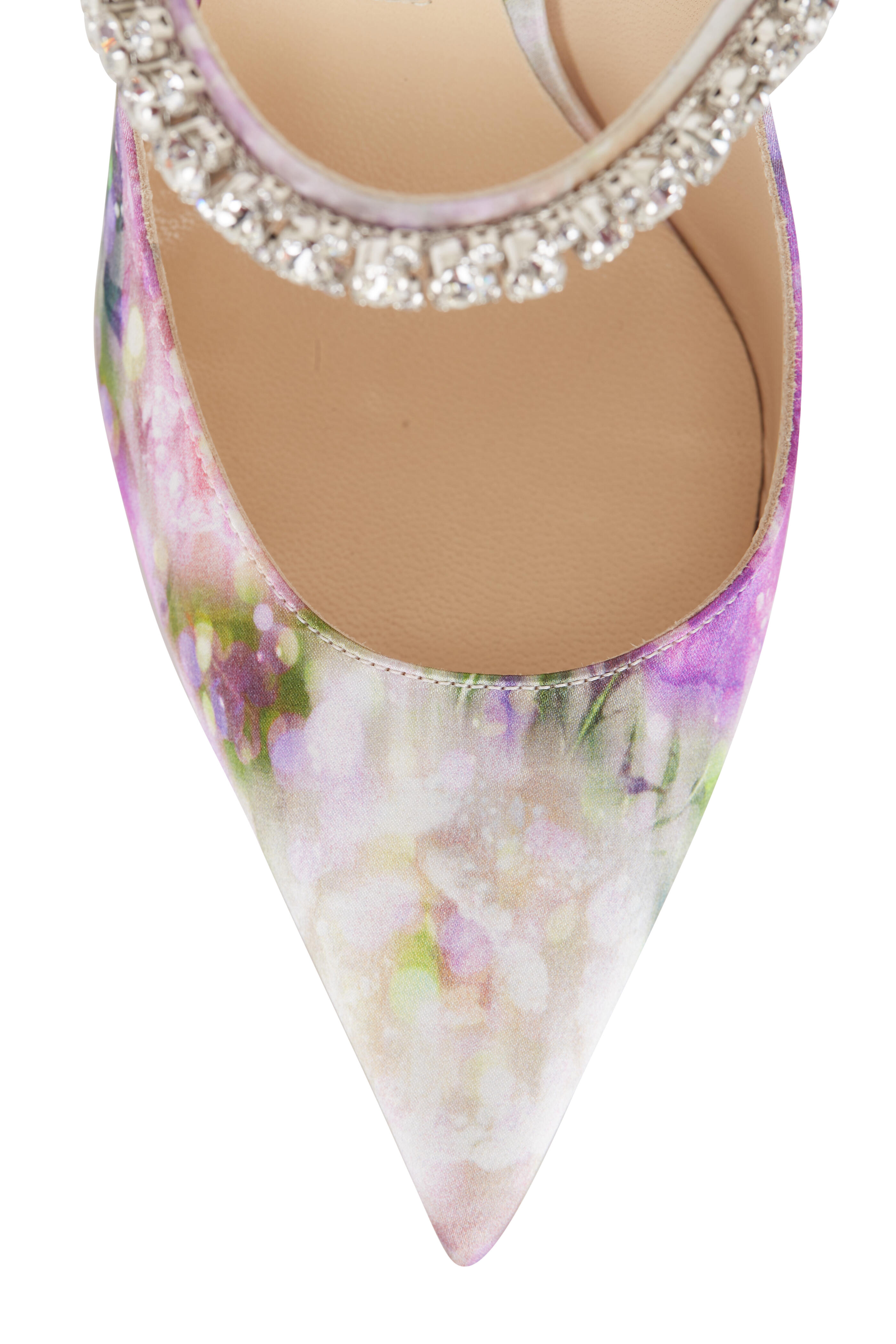 Jimmy Choo - Bing Multi Seasonal Print Satin Mule, 100mm