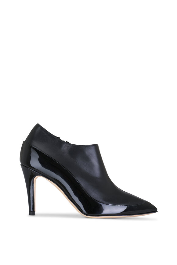 Manolo Blahnik - Archepla Black Leather Boot, 90mm 