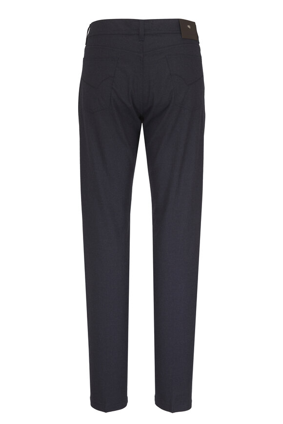 Marco Pescarolo Nerano Navy Blue Cotton Five Pocket Pant - view 2