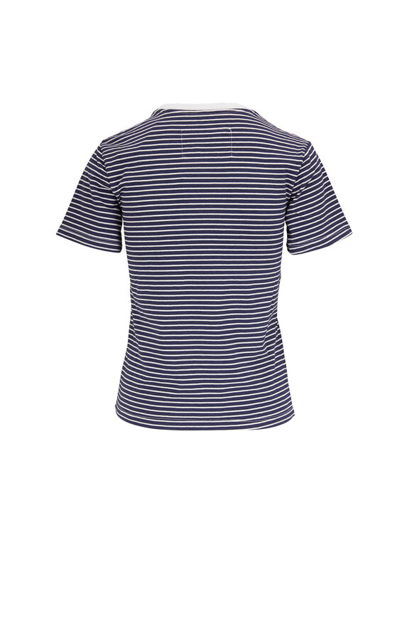Nili Lotan - Corrine Navy & White Stripe T-Shirt