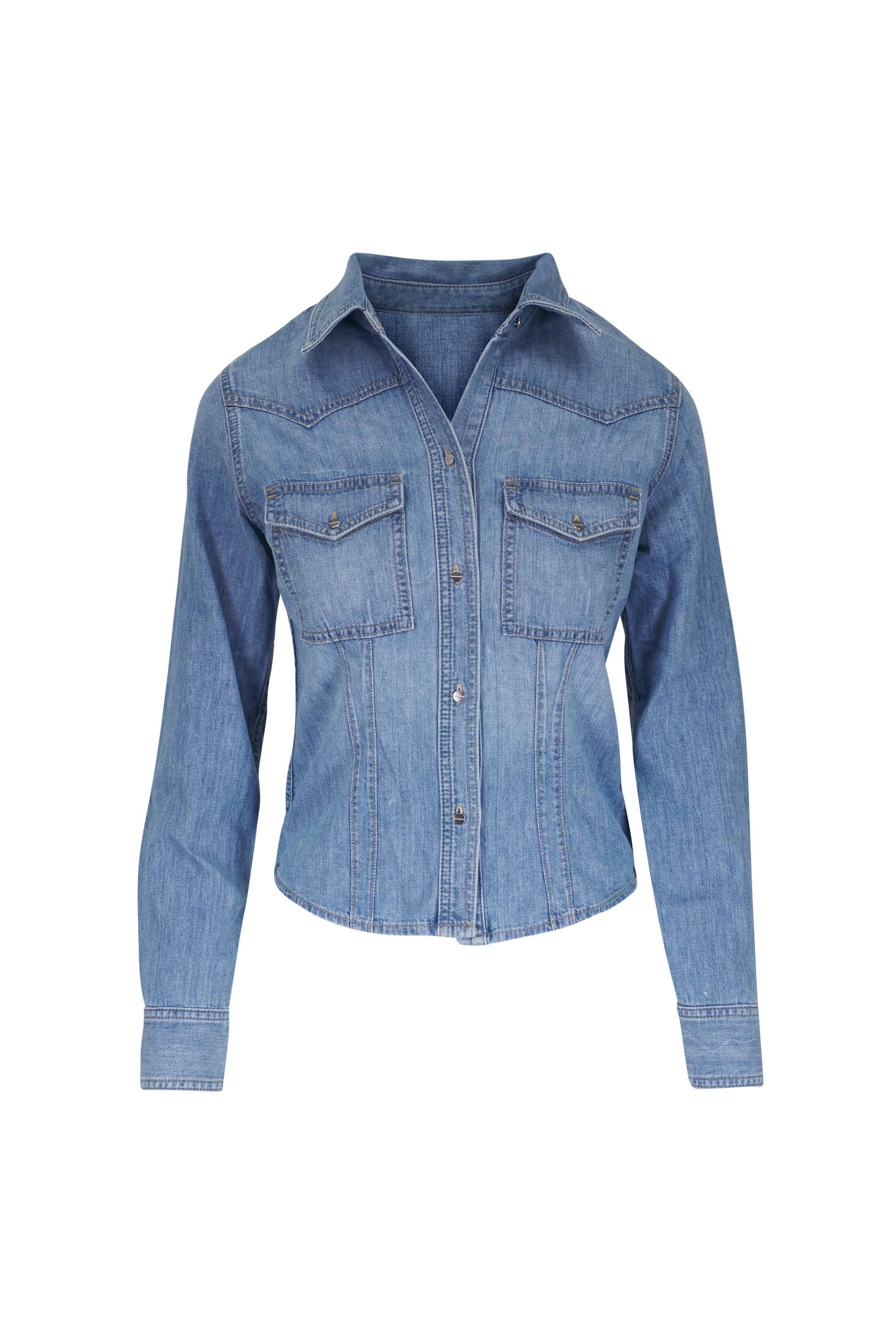 TWP - Mustang Sally Vintage Wash Western Denim Shirt