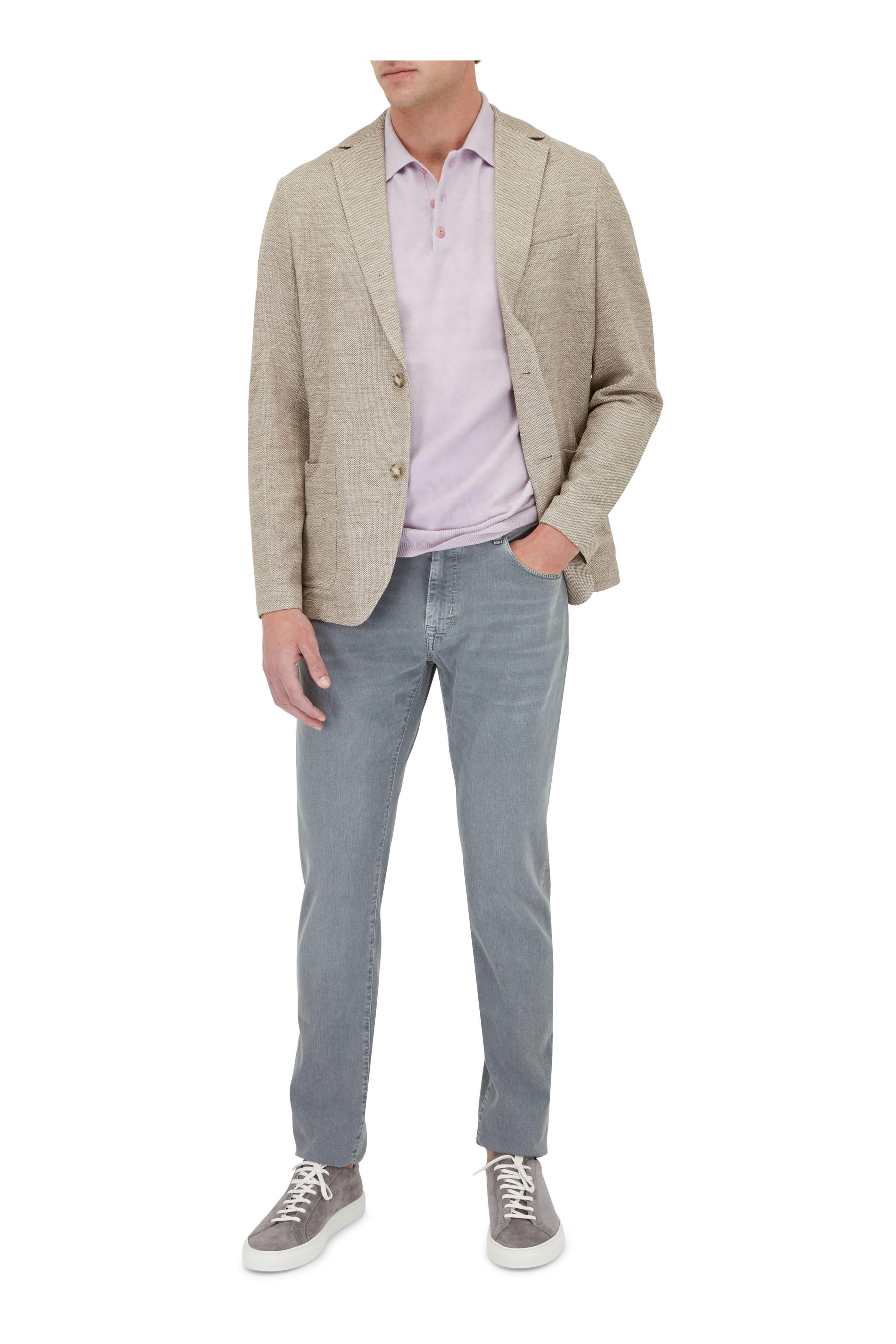 Common Projects - Achilles Dark Gray Suede Sneaker