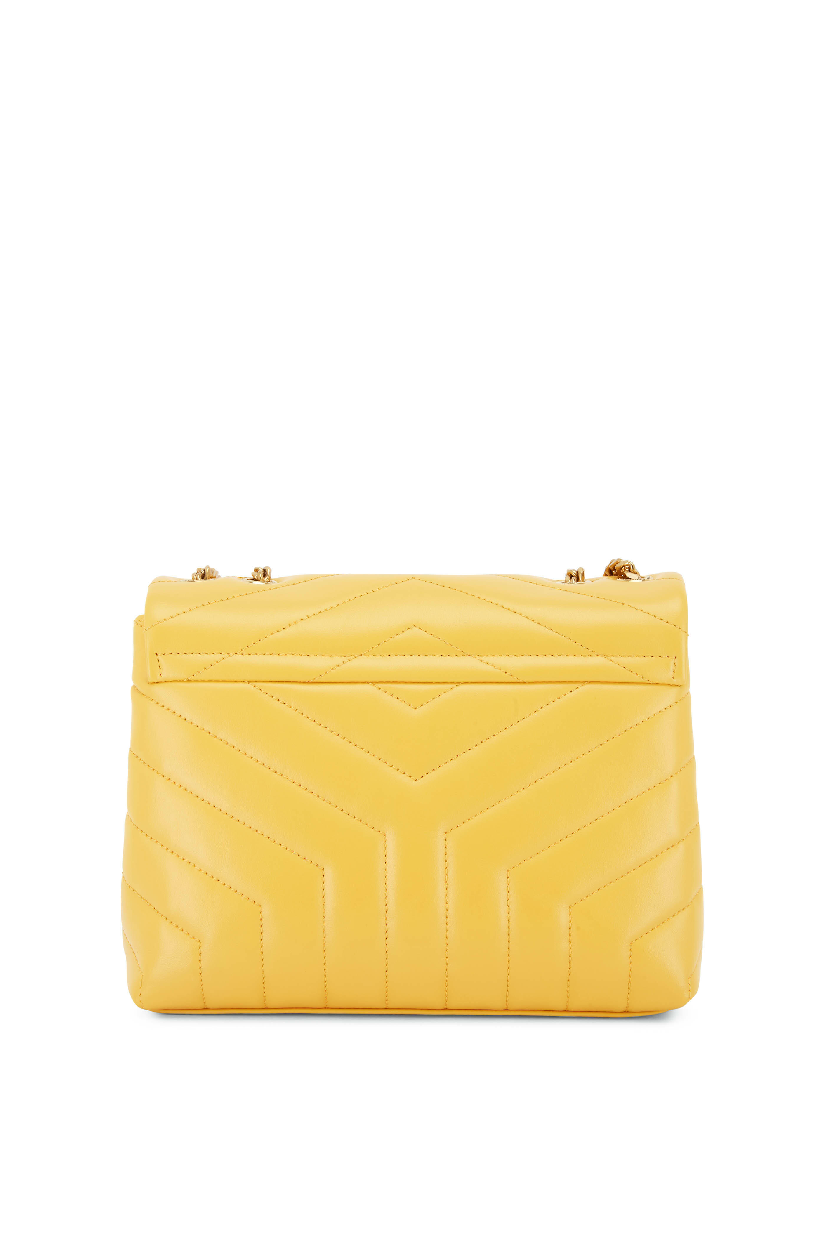 Saint Laurent - Loulou Yellow Y Quilted Small Shoulder Bag