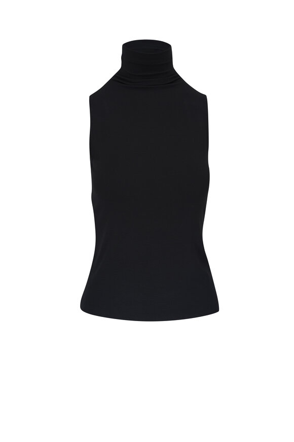 Vince - Black Sleeveless Turtleneck