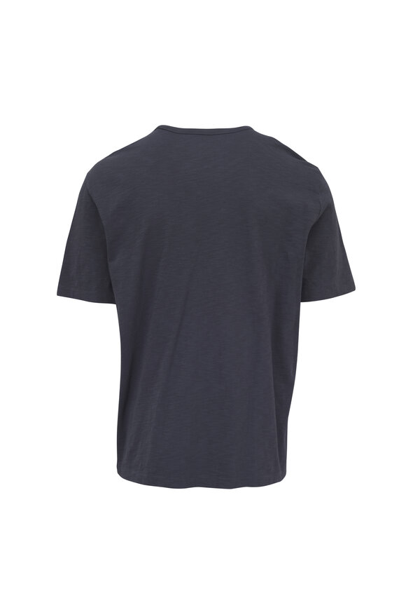 Faherty Brand Typhoon Blue Sunwashed Cotton T-Shirt - view 3
