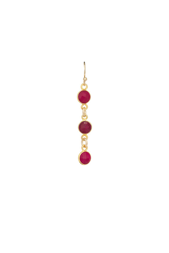 Cristina V. Reilly Ruby Earrings - view 2
