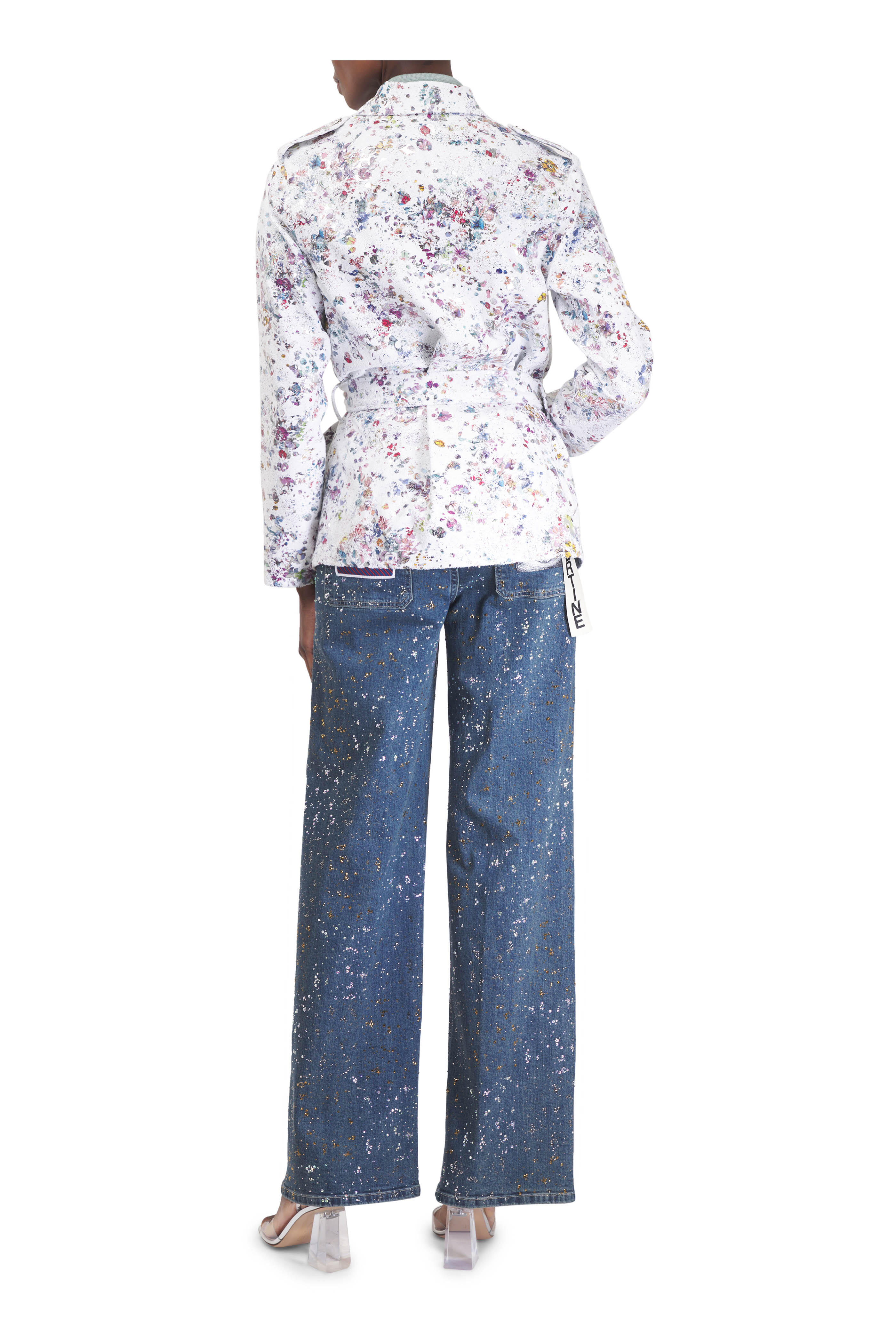 Libertine - Flower Mirror Ball Multicolor Safari Jacket