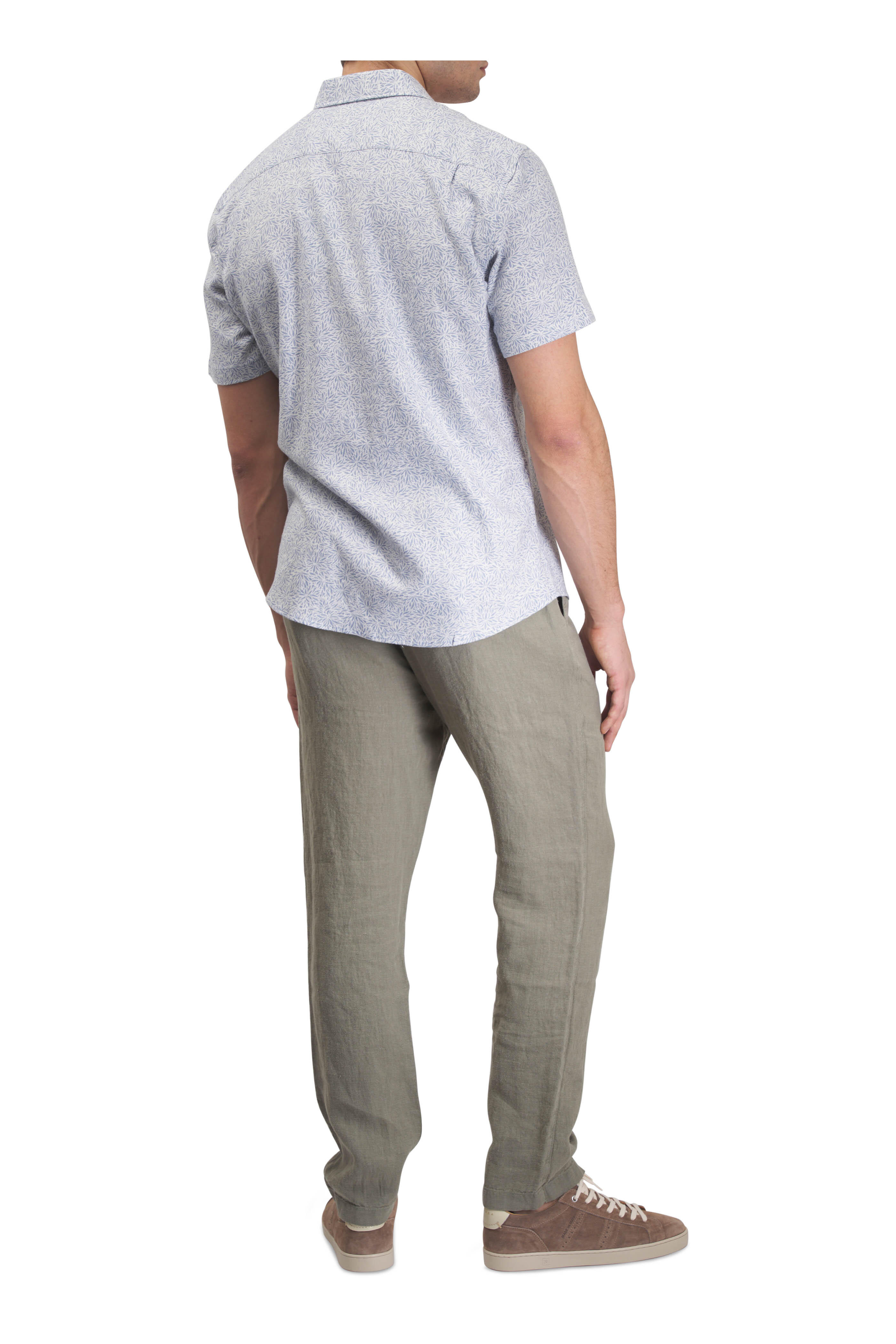 Faherty Brand - Canyon Olive Linen Drawstring Pant