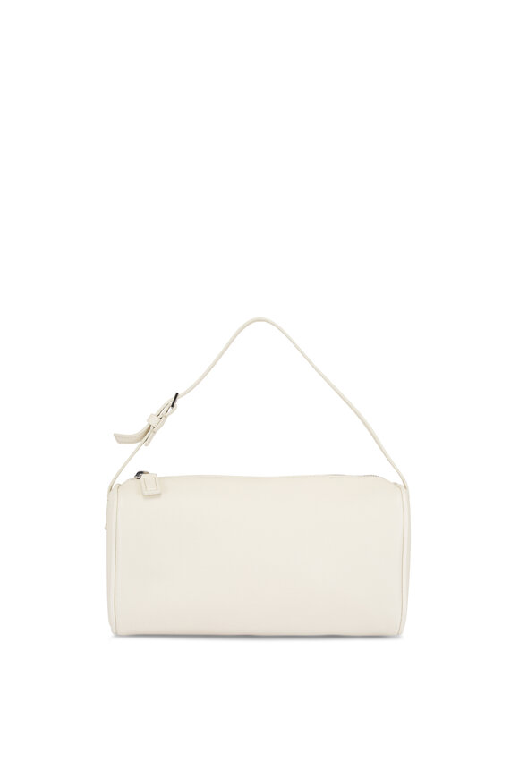 The Row 90's Ivory Leather Shoulder Bag
