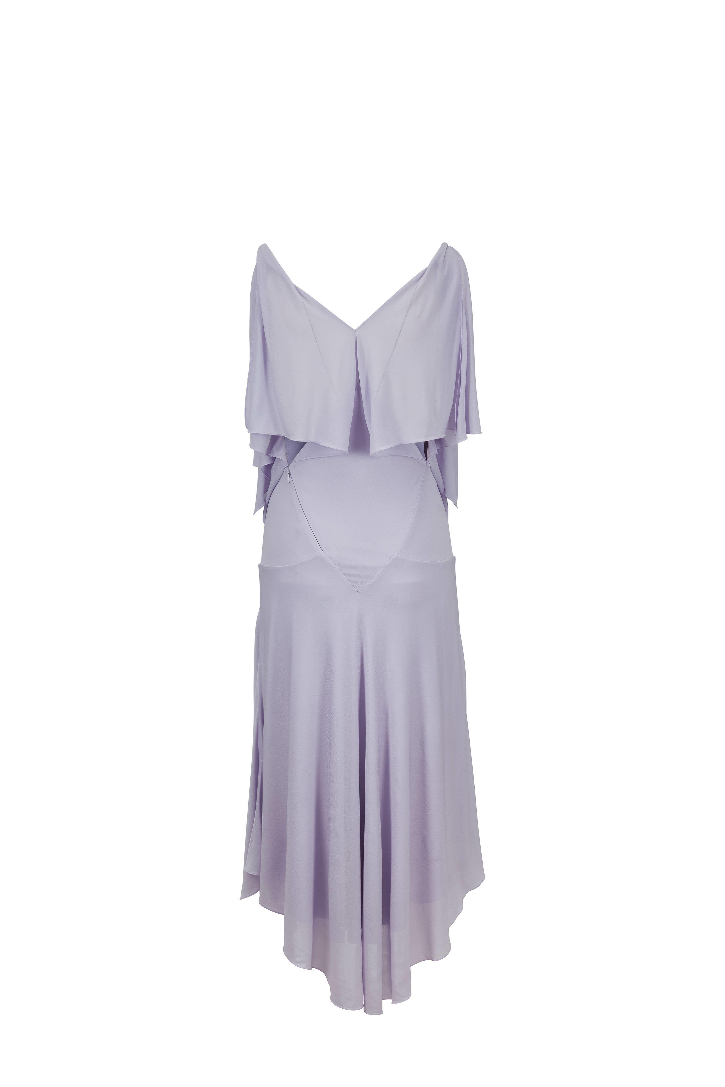 Tom Ford - Lavender Double V Back Cut Out Dress