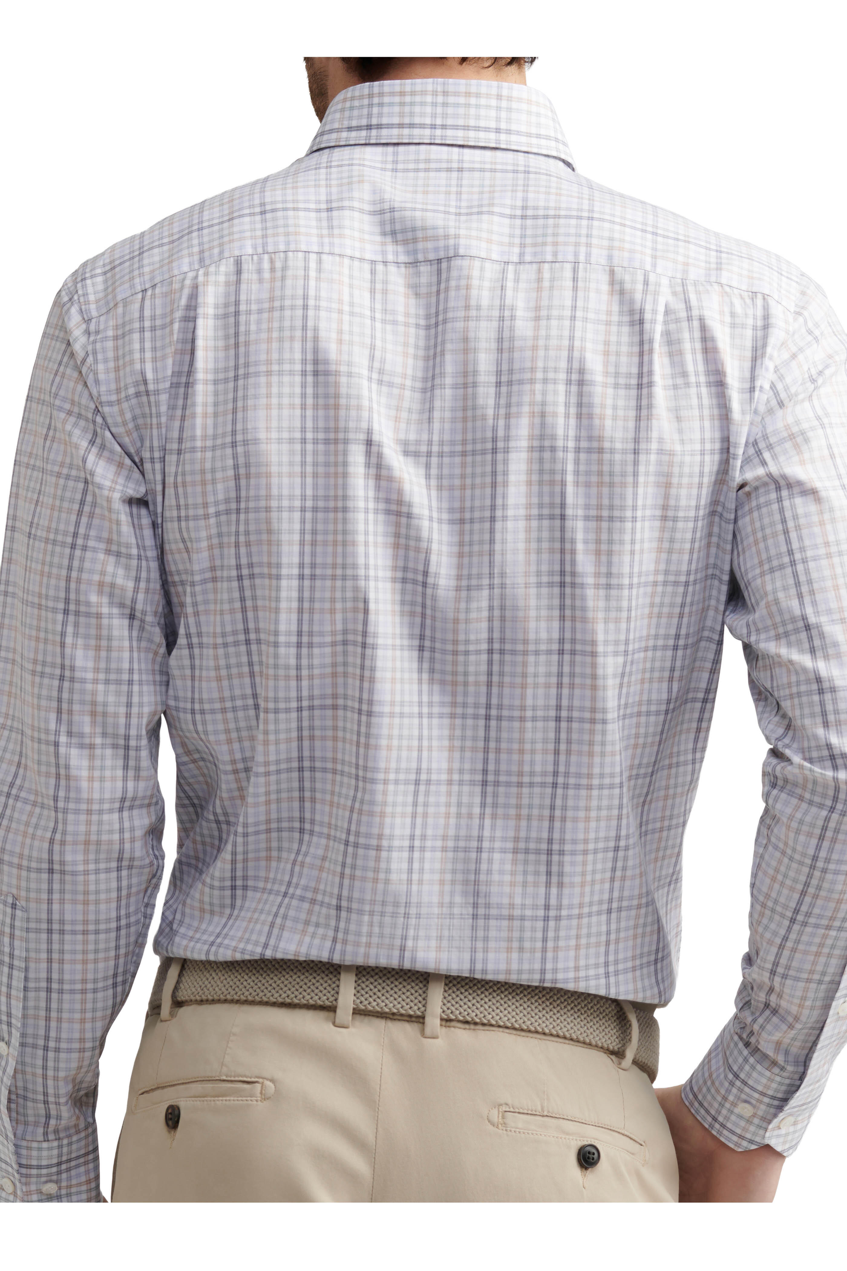 Peter Millar - Sherwood Orvieto Multi Plaid Cotton Sport Shirt - view 3