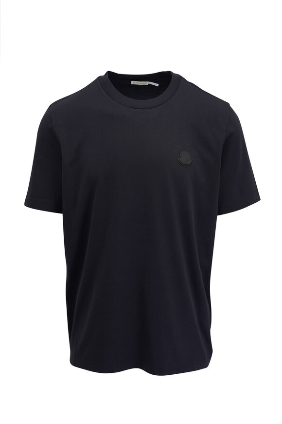 Moncler - Dark Navy Jersey Cotton T-shirt