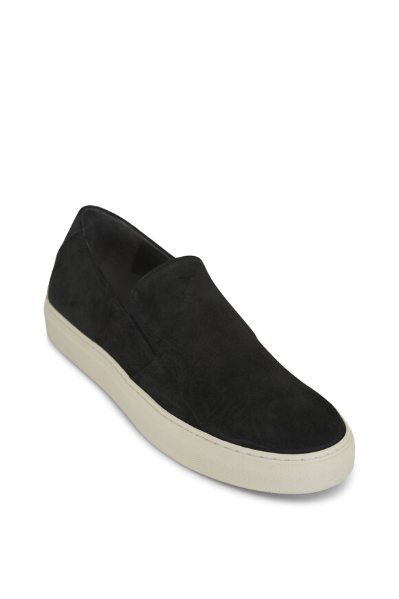 To Boot New York Clover Black Suede Slip-On Sneaker