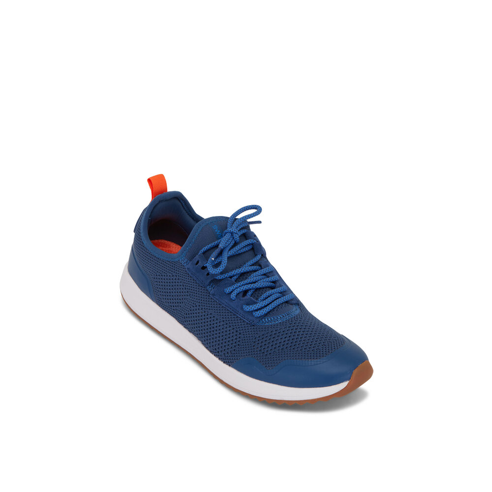 Swims - Tasso Navy Blue Knit Runner | Mitchell Stores