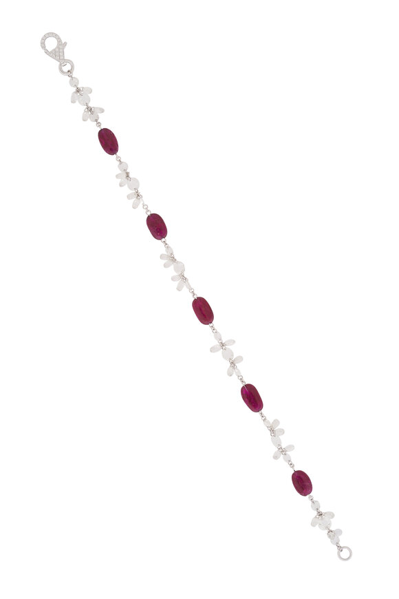 Saboo Fine Jewels Illumincent Ruby & Diamond Bracelet