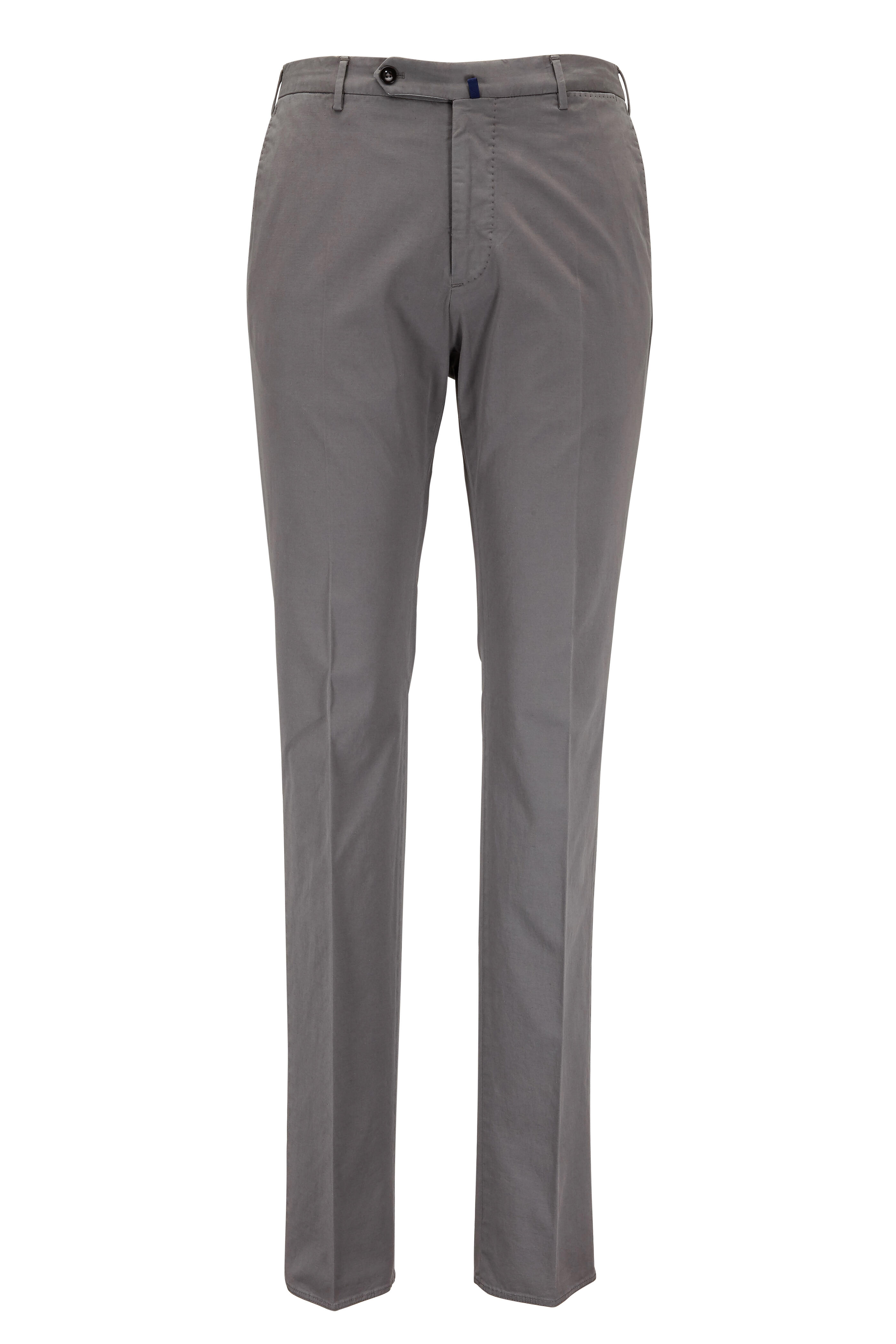 Incotex - Chinolino Olive Green Cotton & Linen Pant