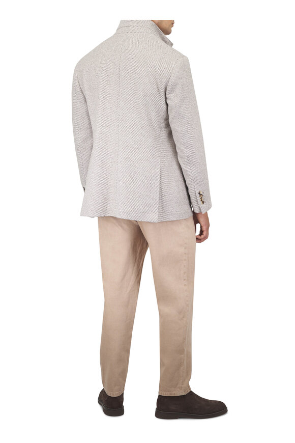 Brunello Cucinelli Light Brown Denim Five Pocket Pant - view 3
