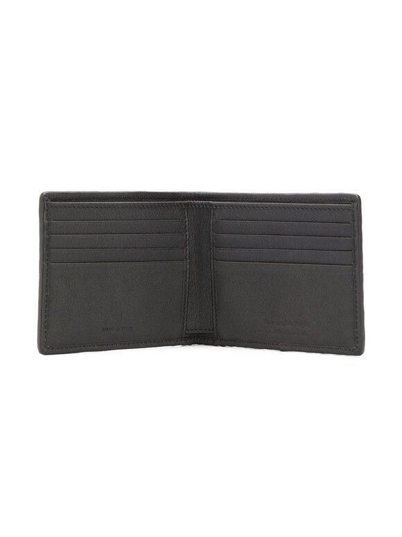 Zegna - Pelle Tessuta Brown Woven Leather Bi-Fold Wallet