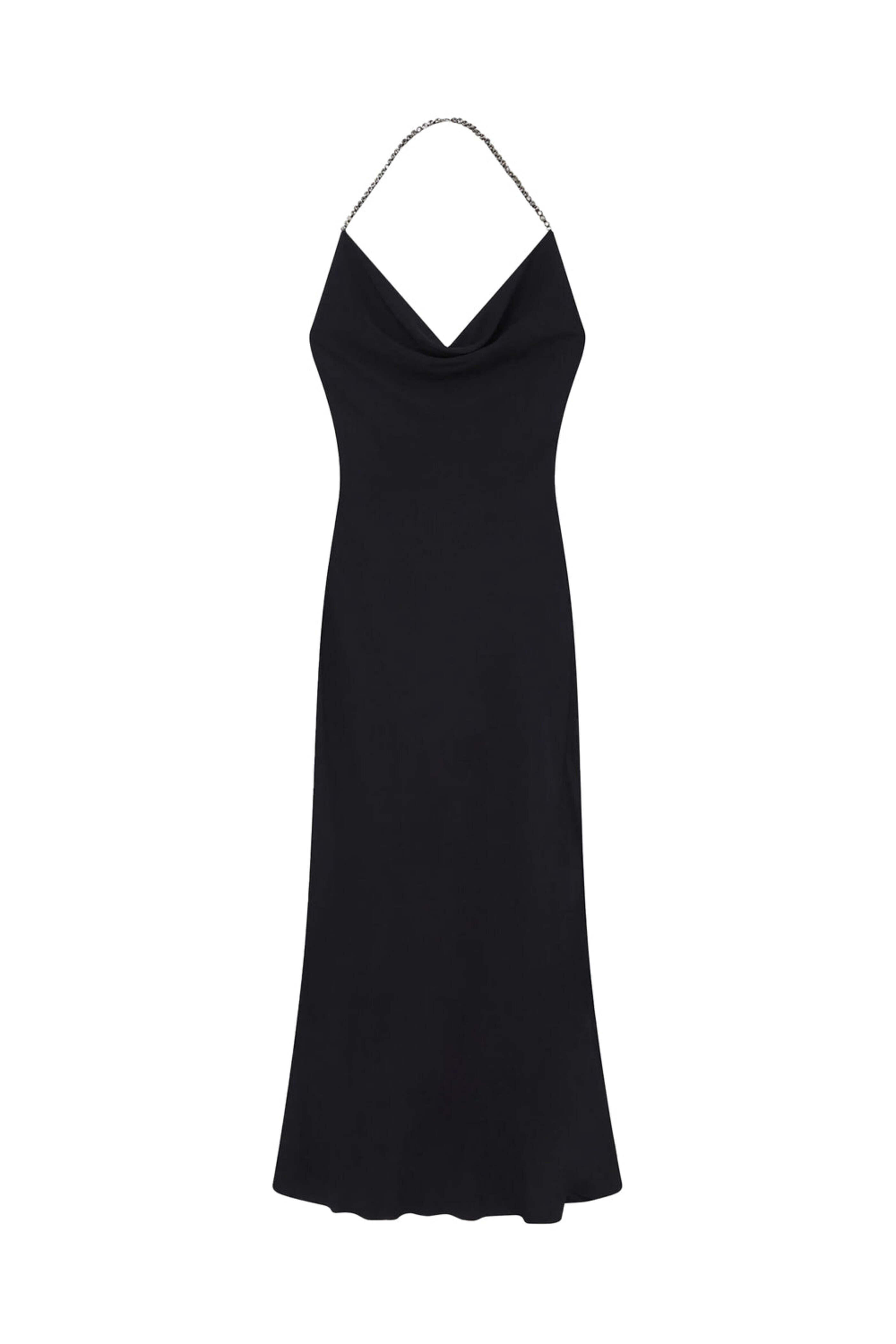 Stella McCartney - Black Crystal Embellished Strap Dress