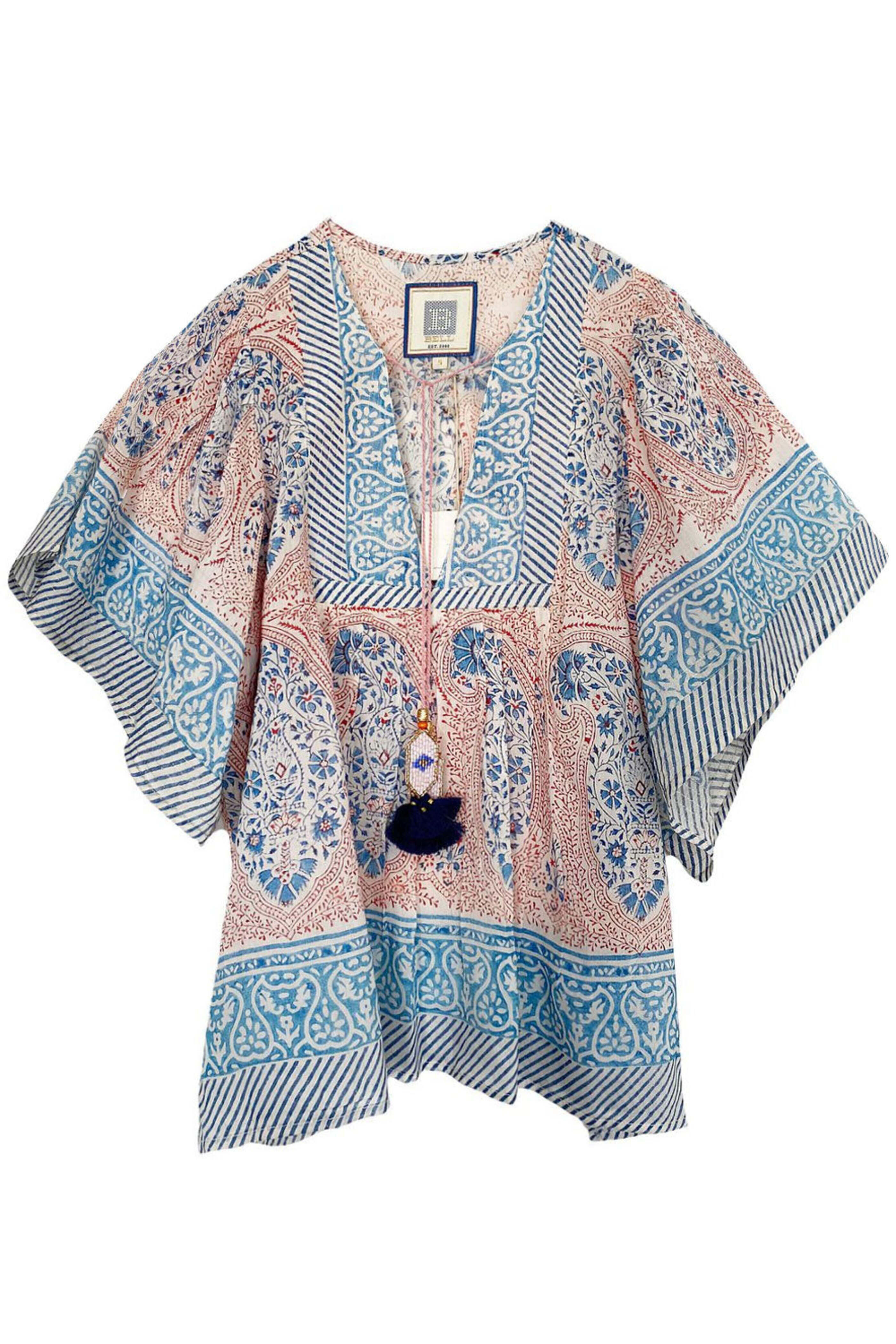 Bell - Blue and Orange Angel Top