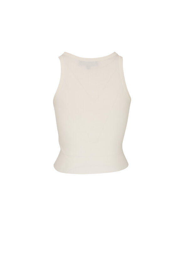 Nili Lotan - Calida Ivory Knit Sweater Tank