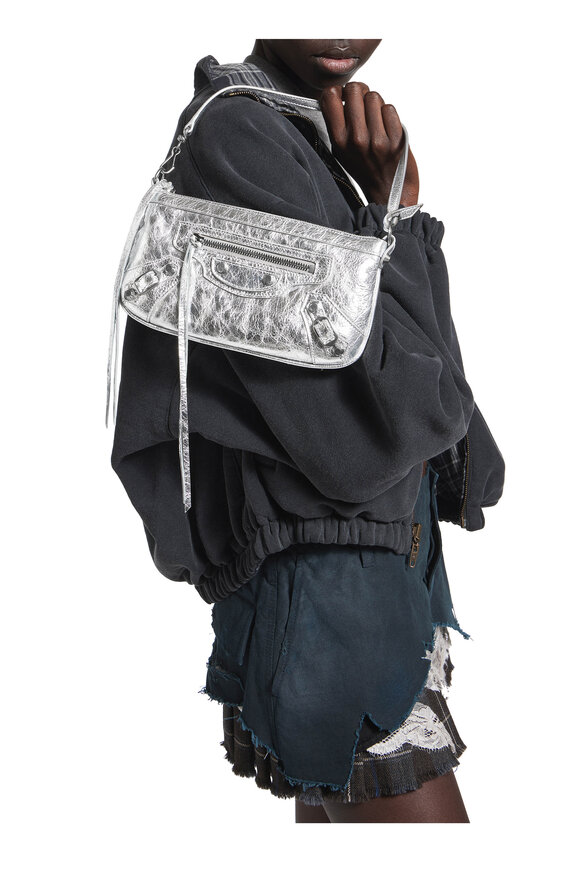 Balenciaga Le City Silver Pouch - view 2