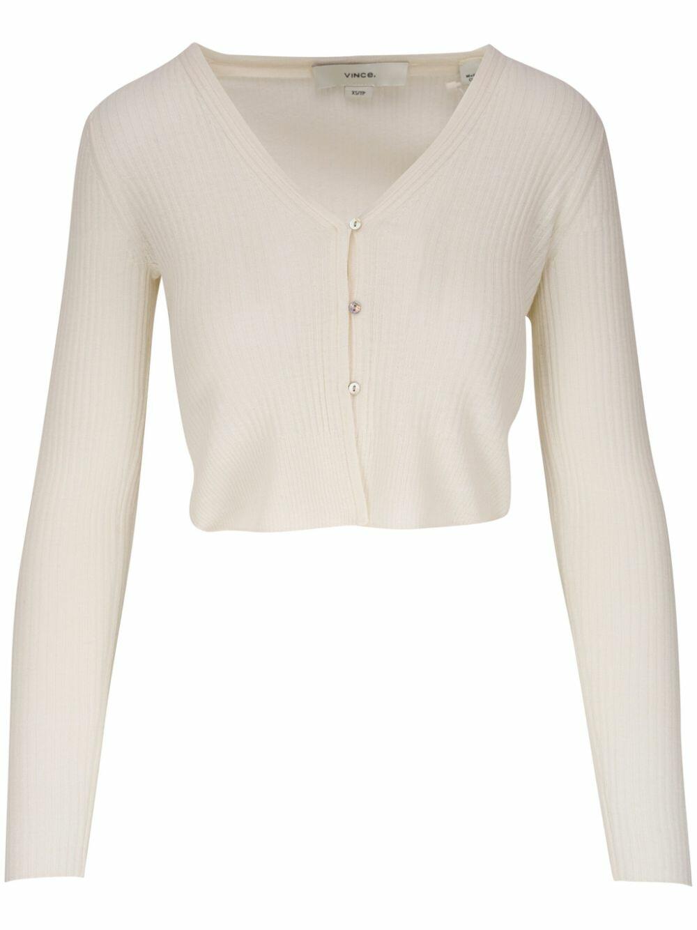 as on (アズオン)SICILY BUTTON CARDIGAN White 27c9d47e3bc5f8754ceedfb9fec7d4
