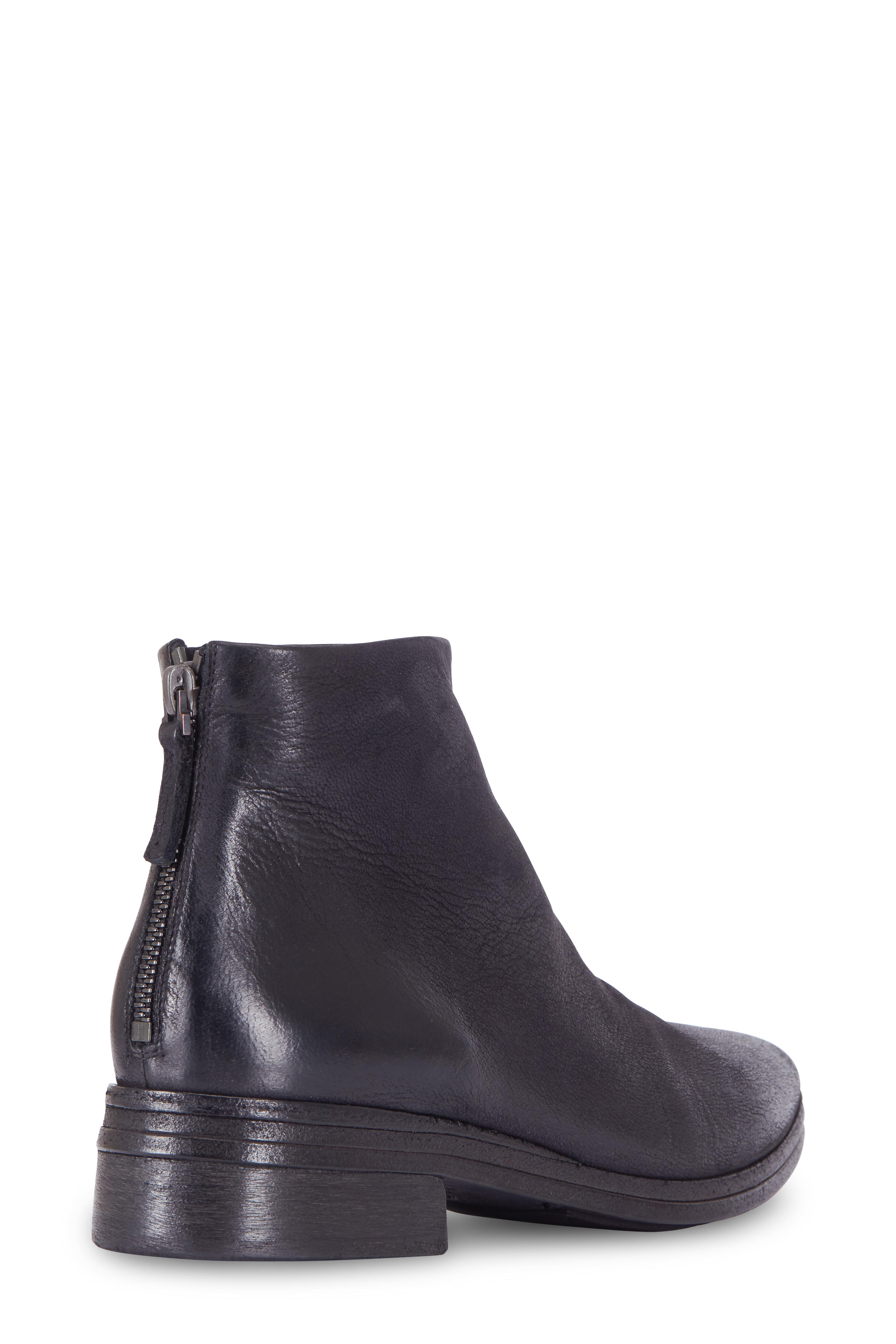 Marsell - Black Suede Western Ankle Boot