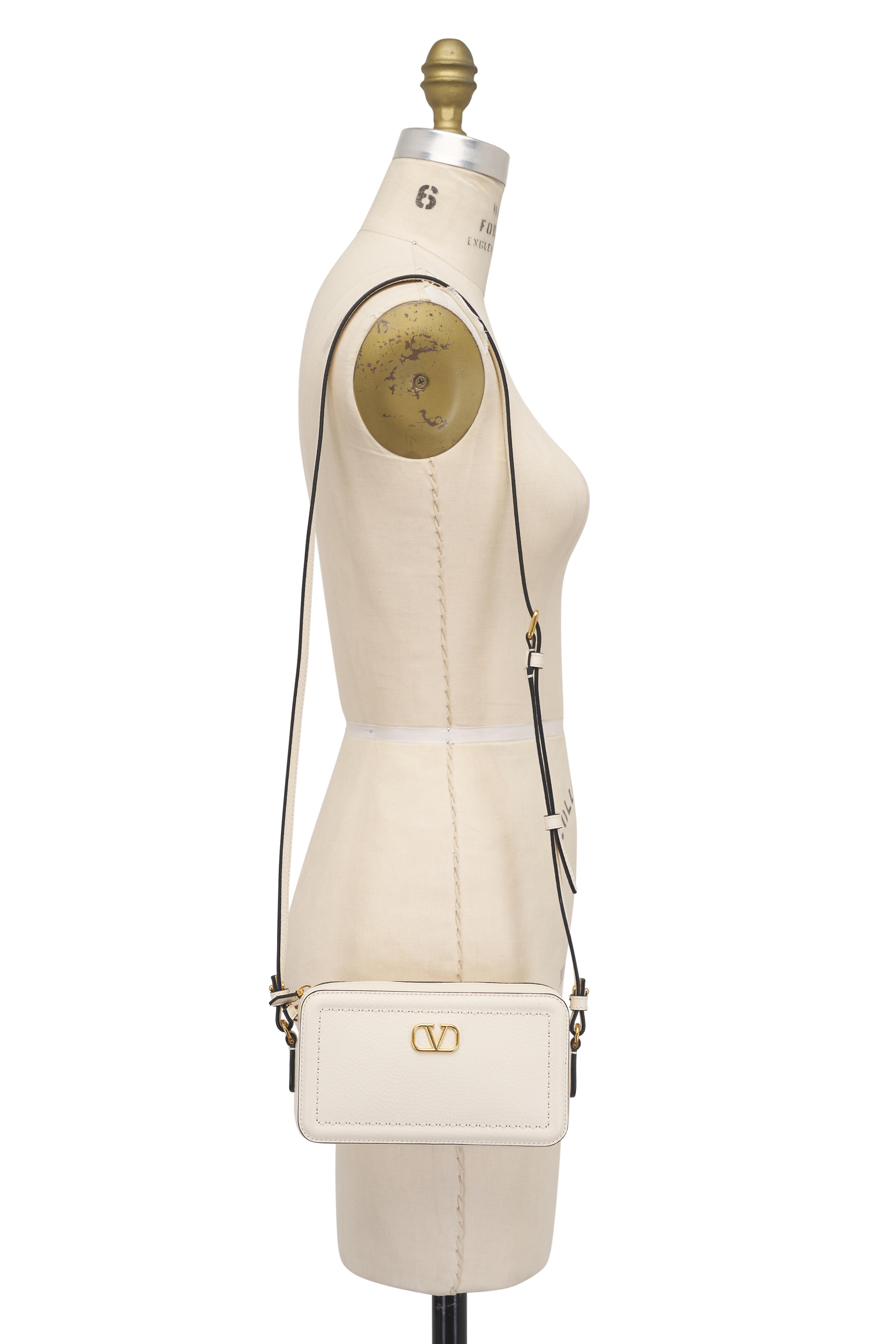 Valentino Garavani - Mini Alltime Camera Bag in Ivory