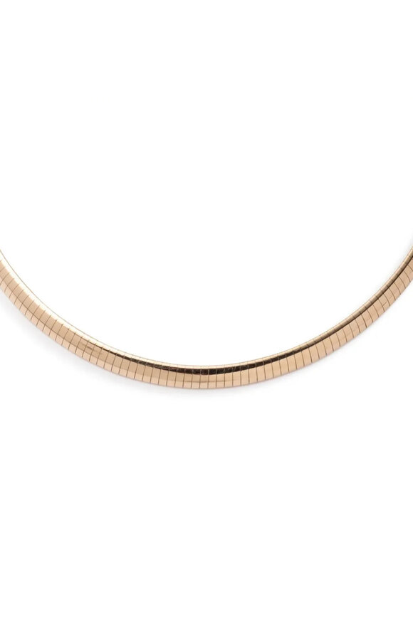 Foundrae 18k Yellow Gold Medium Sleek Collar Necklace - view 1