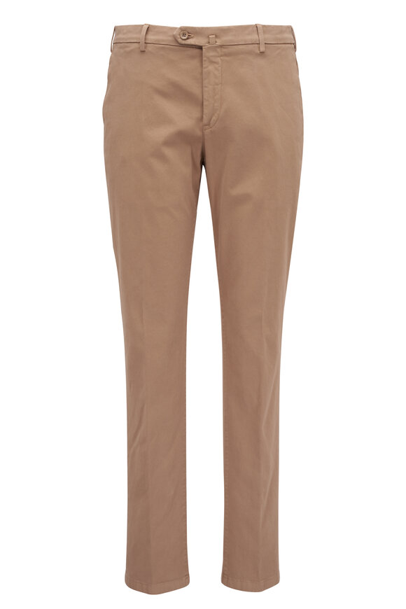 Loro Piana Beige Cotton Flat Font Pant