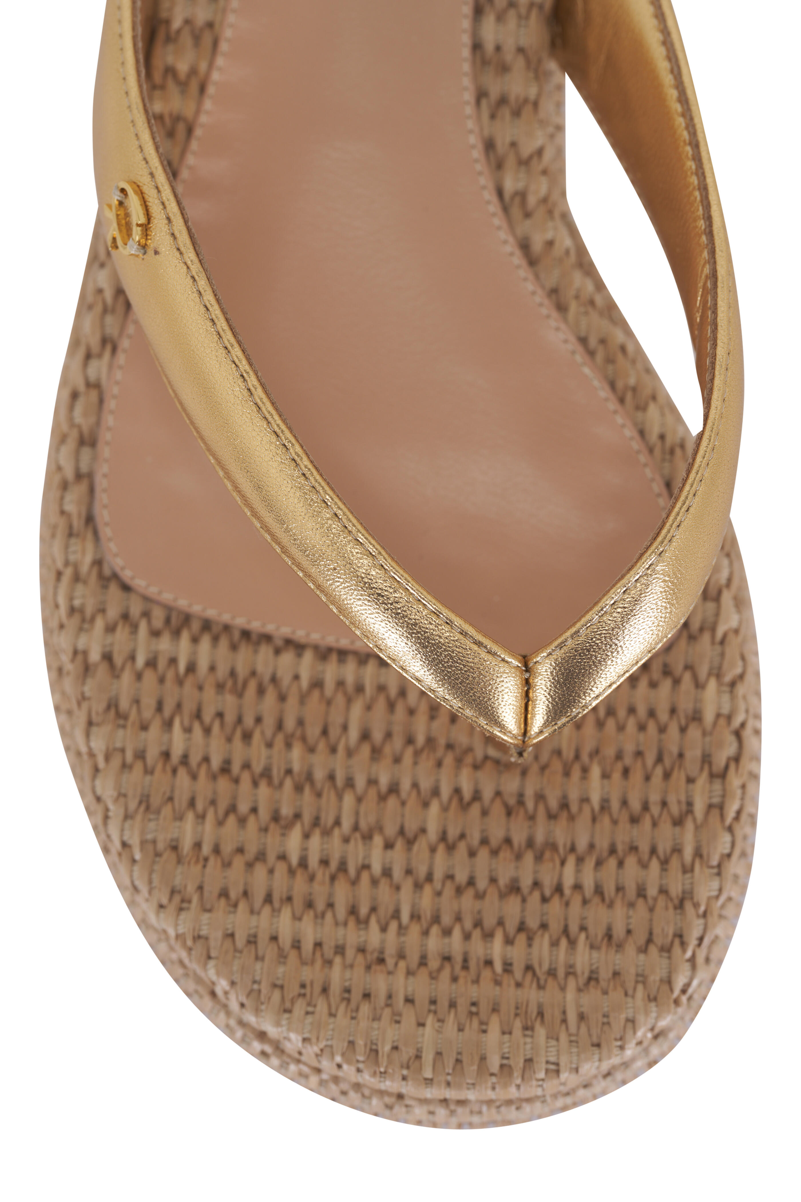 シューズ・サンダルその他 GIANVITO ROSSI Woman Flat sandals Gold G3230105CUONPS MEKO GIANVITO ROSSI: Flat sandals woman - Gold | Gianvito Rossi