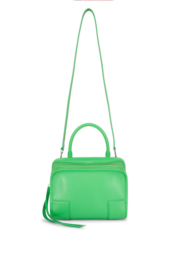 Loewe Small Amazona 180 Clover Green Top Handle Bag - view 1