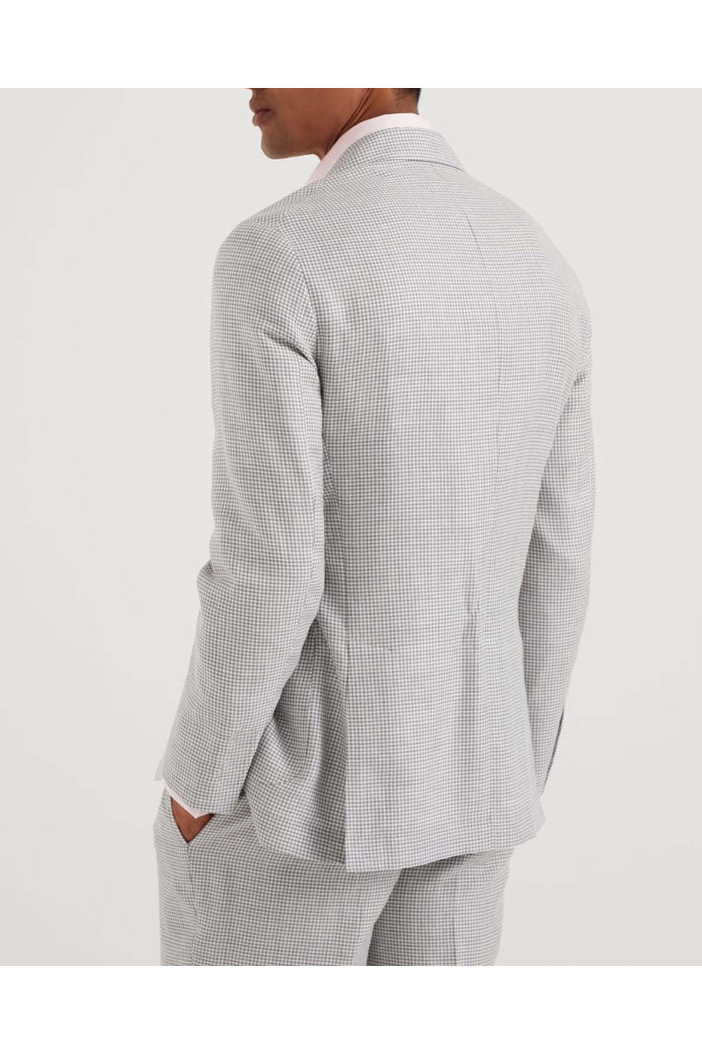 Brunello Cucinelli - White and Grey Houndstooth Leisure Suit