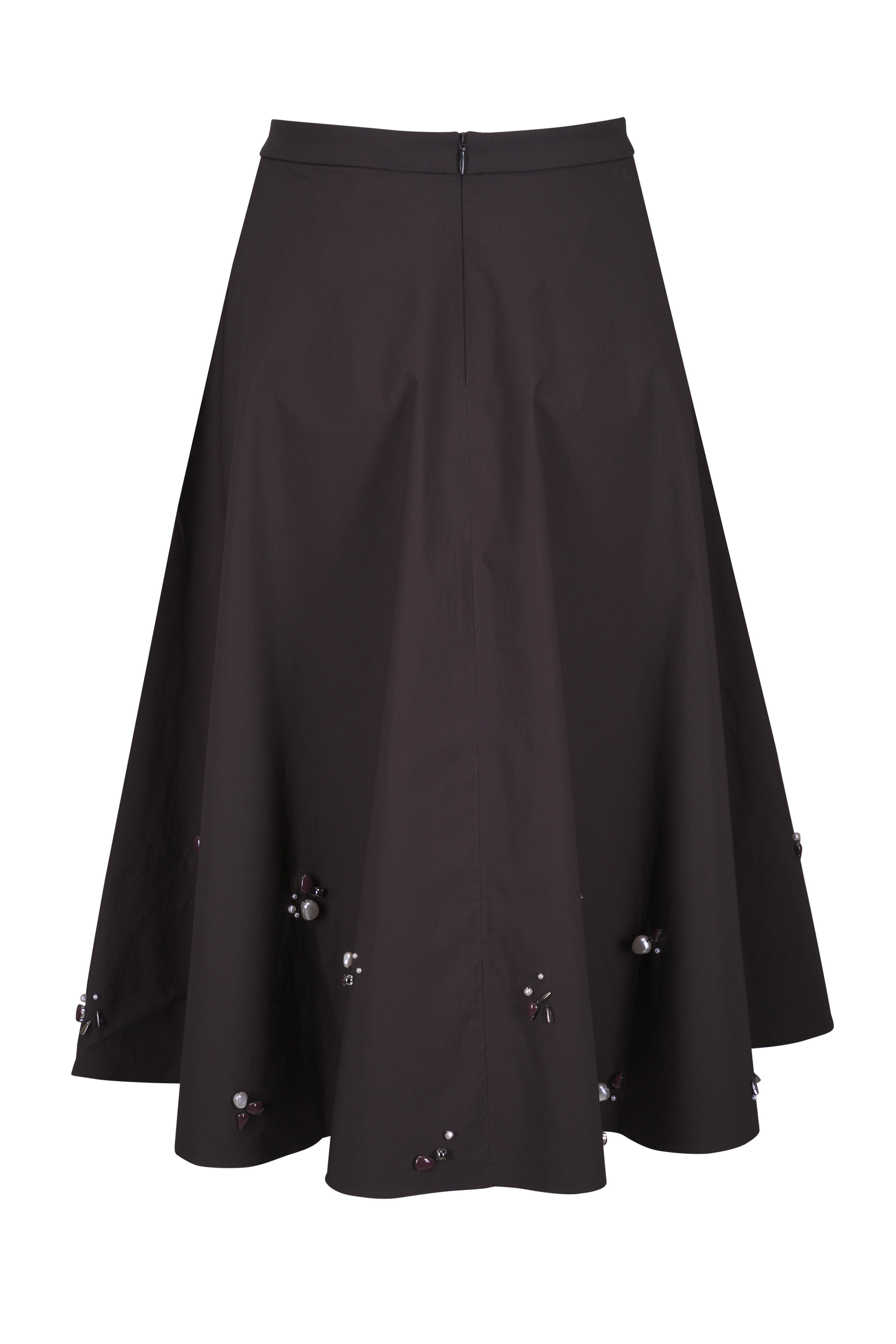 Dorothee Schumacher - Poplin Power Chocolate Brown Skirt