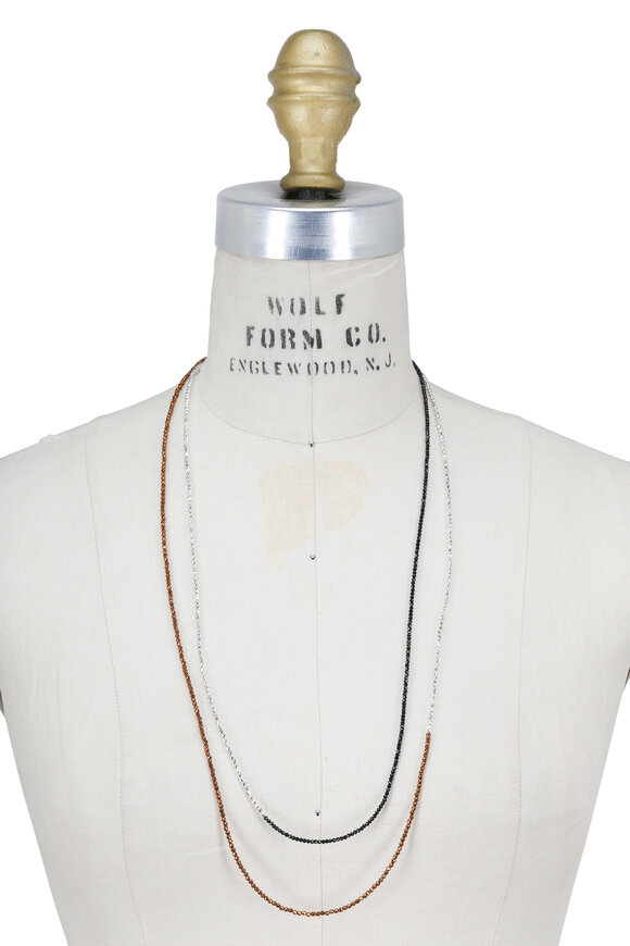Brunello Cucinelli - Copper Beaded Convertible Wrap Necklace