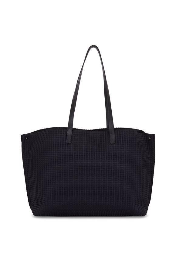 Akris AI Black Embossed Techno Medium Shoulder Bag - view 2